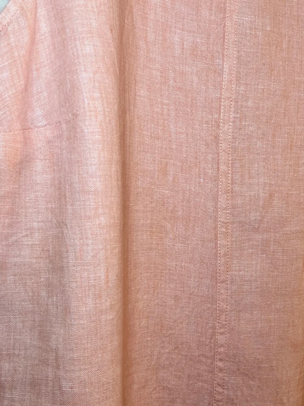 J. Crew Peach Linen A-Line Mini Dress Size XS
